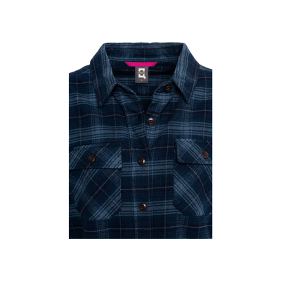 Narsaq Saarloq Women Plaid Flannel Shirt