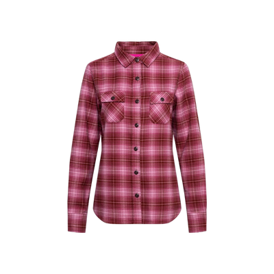 Narsaq Saarloq Women Plaid Flannel Shirt