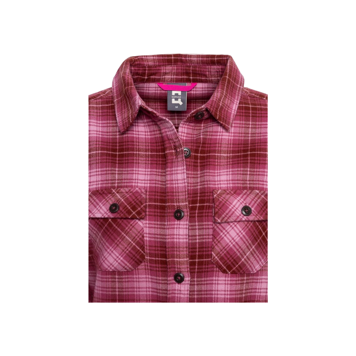 Narsaq Saarloq Women Plaid Flannel Shirt