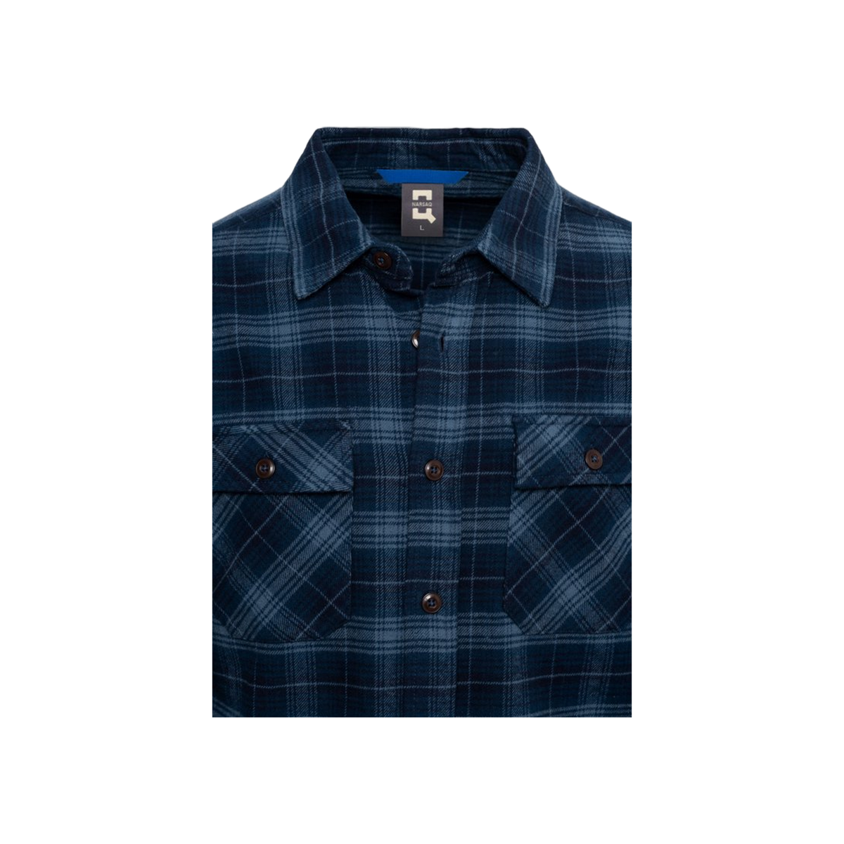 Narsaq Sermilik Men Plaid Flannel Shirt