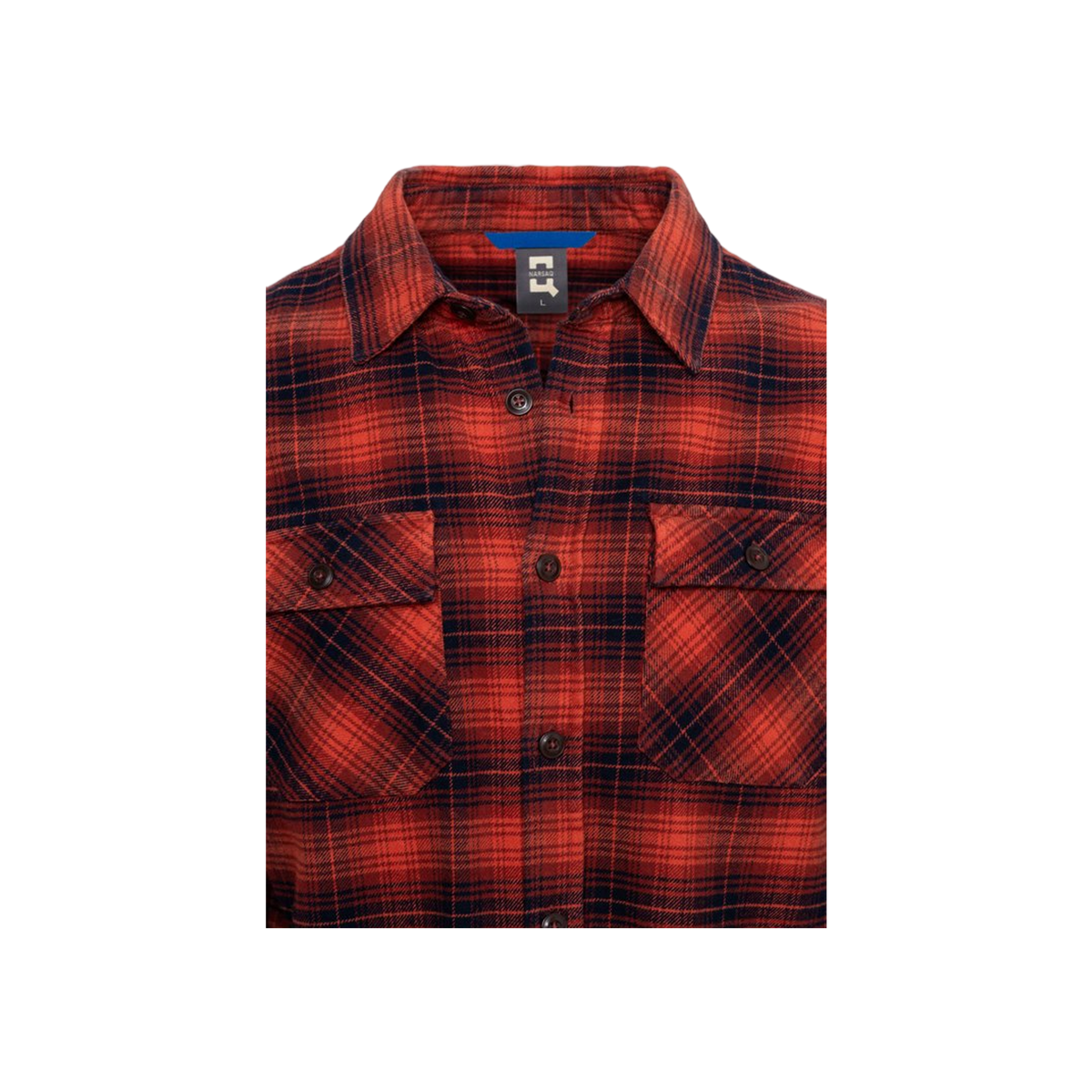 Narsaq Sermilik Men Plaid Flannel Shirt