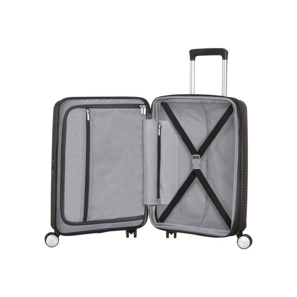 American Tourister SOUNDBOX SPINNER 55/20 TSA EXP — BASS BLACK