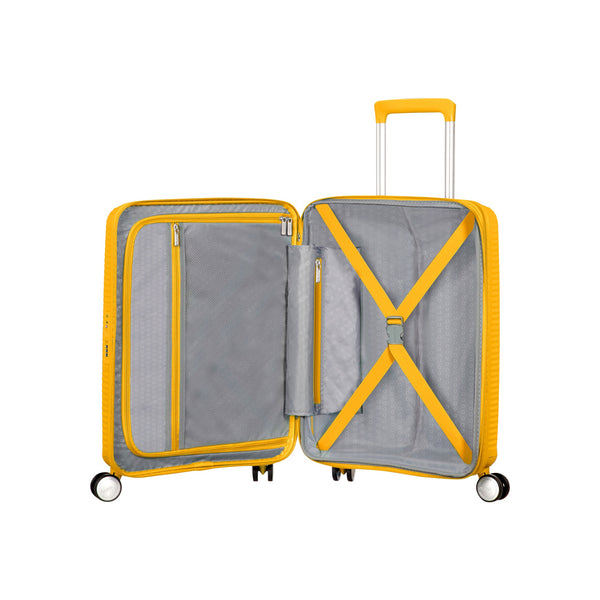 American Tourister SOUNDBOX SPINNER 55/20 TSA EXP — GOLDEN YELLOW