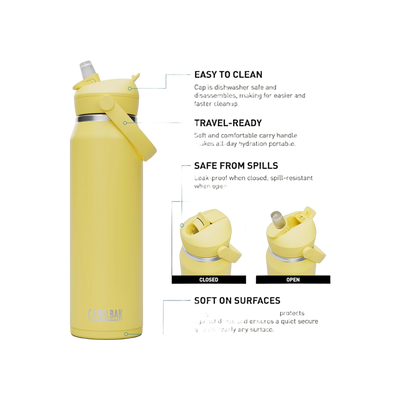 Camelbak Thrive Flip Straw Vacuum 1 L Yellow Bloom