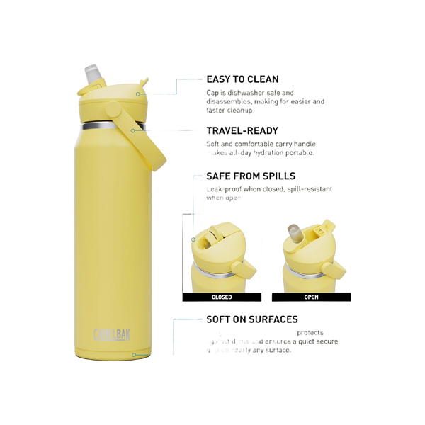 Camelbak Thrive Flip Straw Vacuum 1 L Yellow Bloom