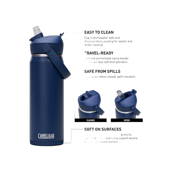 Thrive Flip Straw Vacuum 0,6 L Navy
