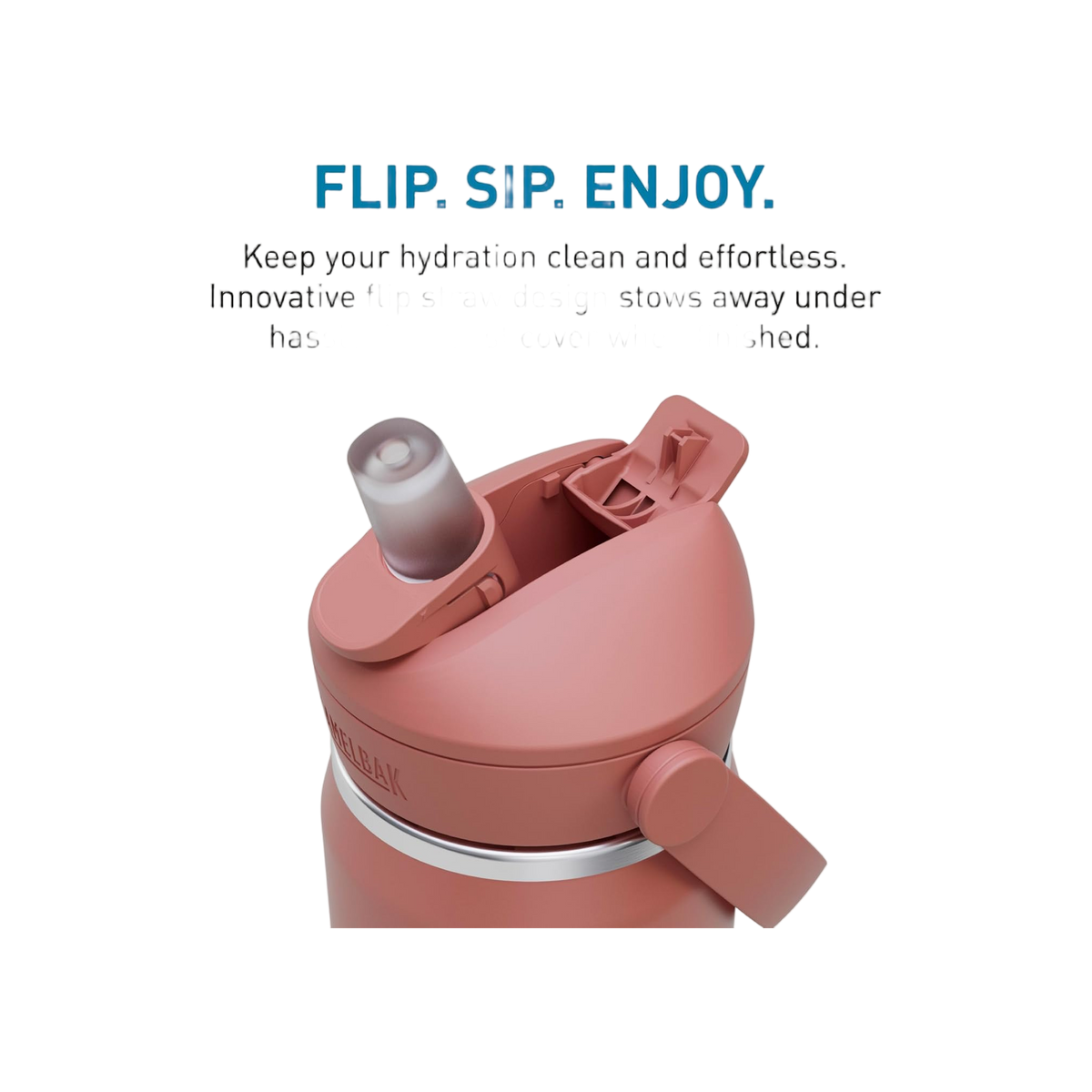 Thrive Flip Straw Vacuum 0,6 L Sierra Red