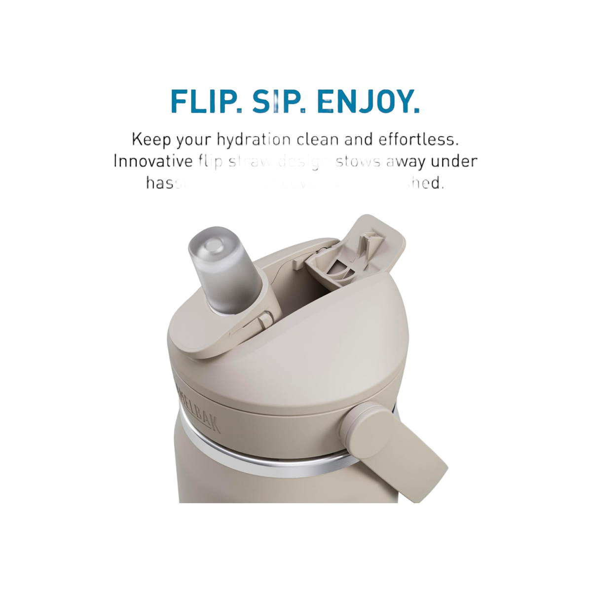 Thrive Flip Straw Vacuum 0,6 L Stone