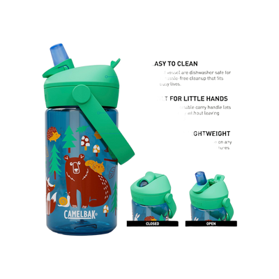 Thrive Flip Straw Kids 0,4 L Friendly Forest