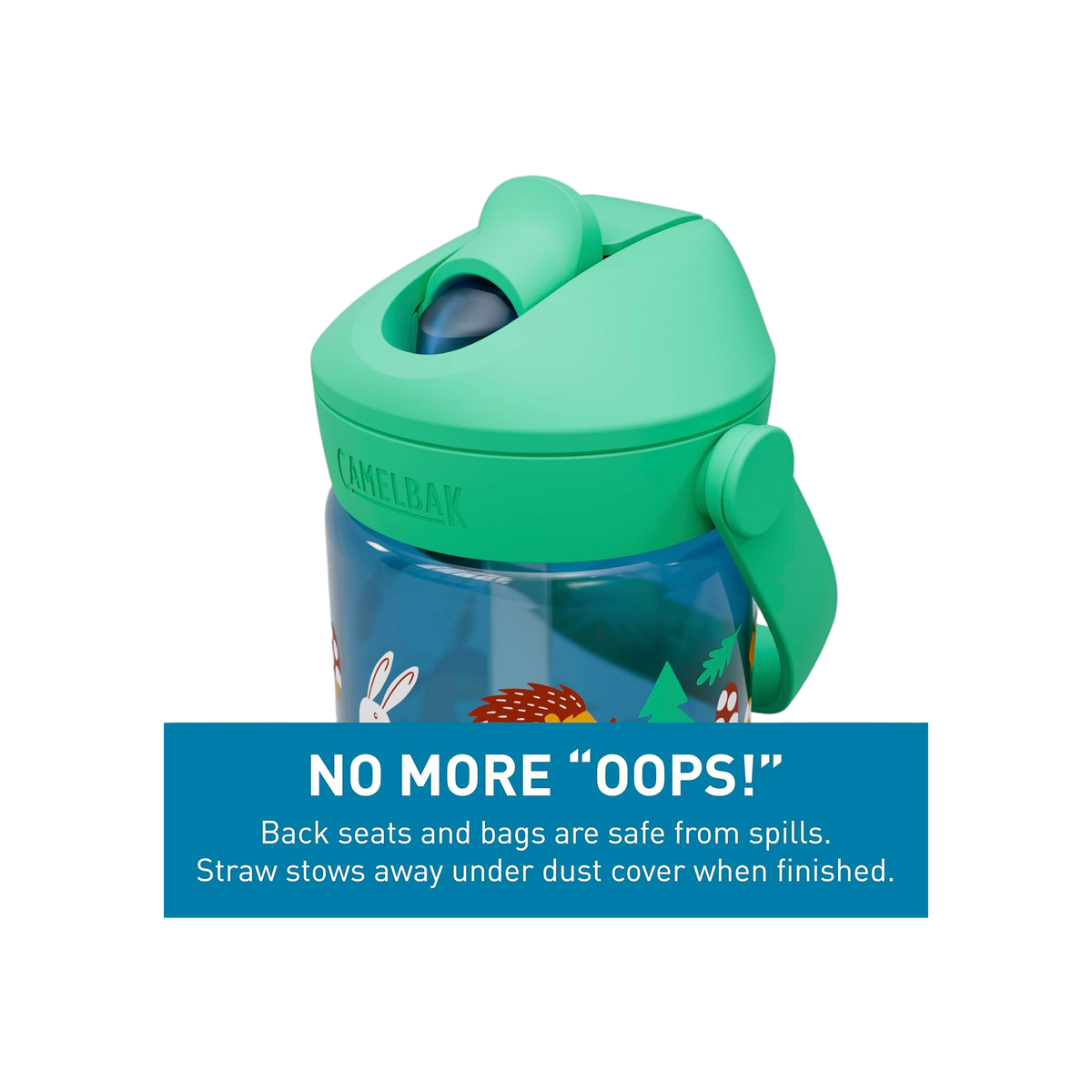 Thrive Flip Straw Kids 0,4 L Friendly Forest