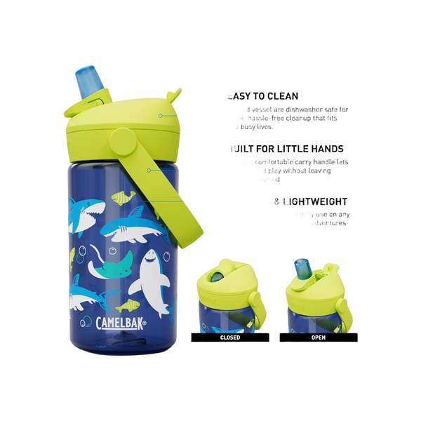 Thrive Flip Straw Kids 0,4 L Sharks and Rays