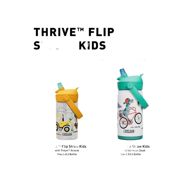 Thrive Flip Straw Kids 0,4 L Sharks and Rays