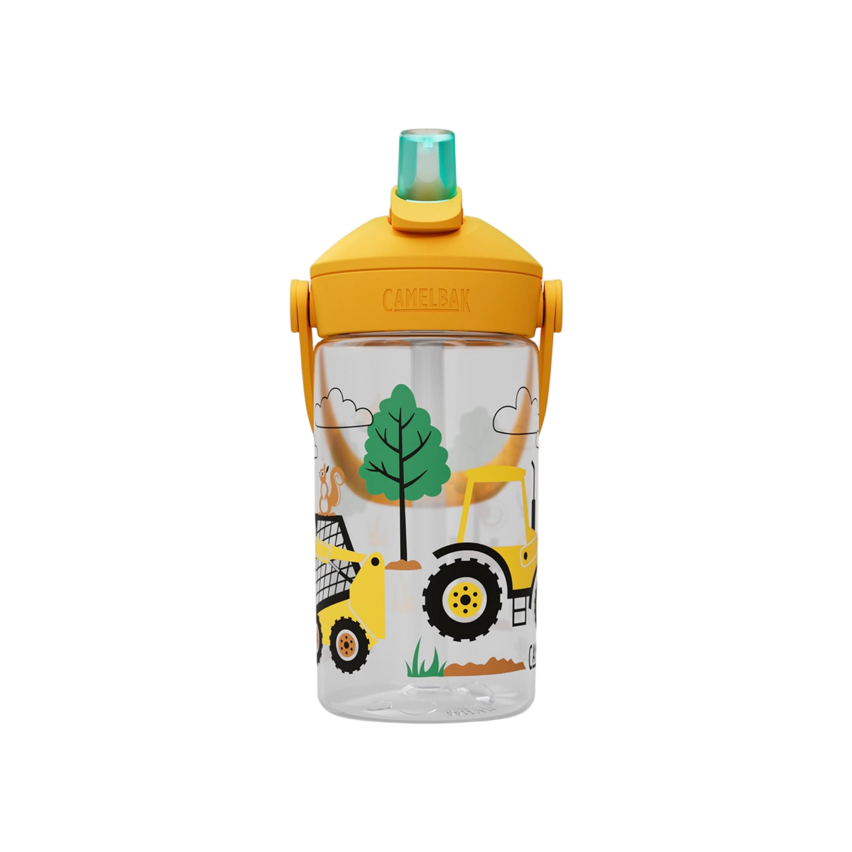 Thrive Flip Straw Kids 0,4 L Tractors and Trees