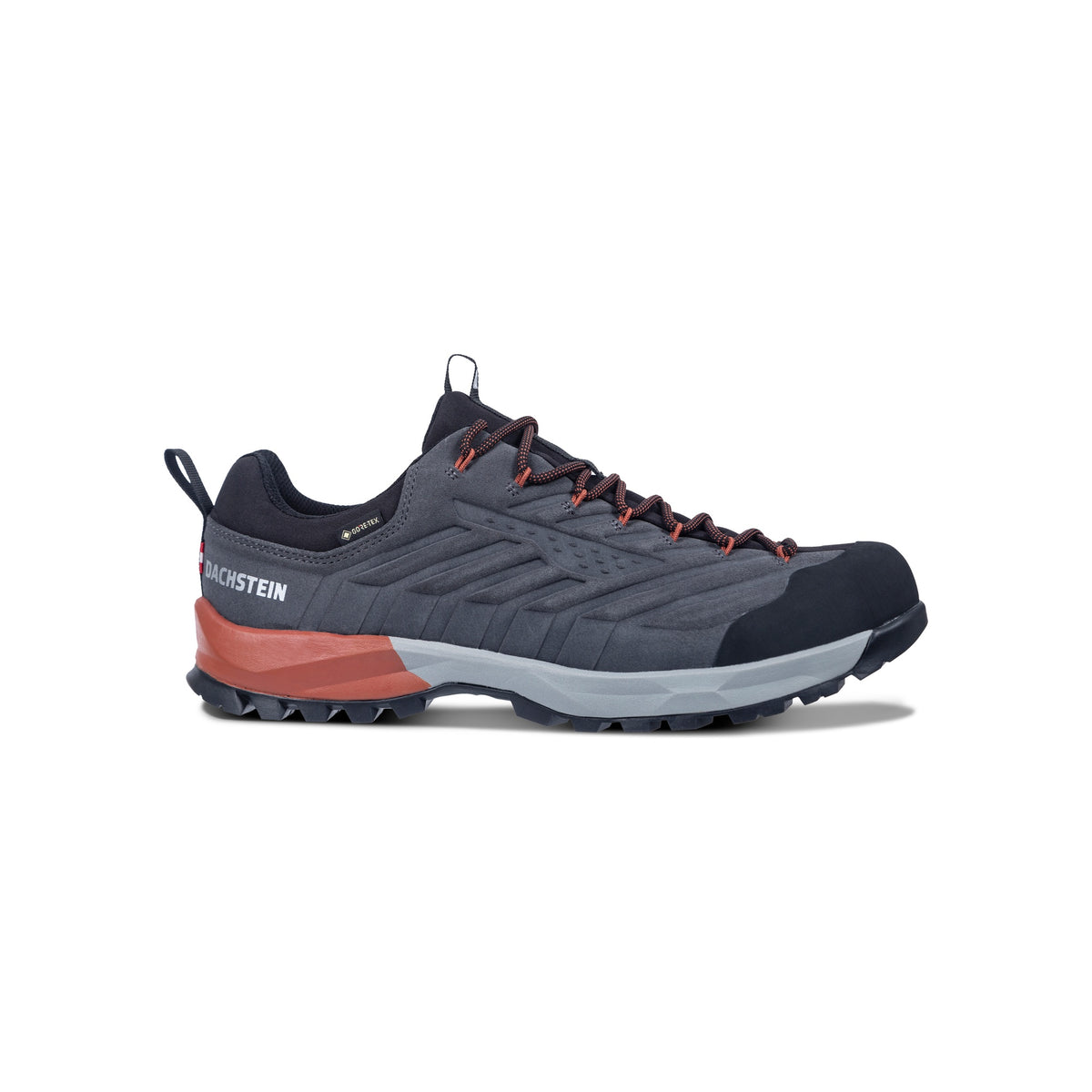Dachstein Super Leggera Flow LC GTX wandelschoen voor heren in grijs met rode accenten