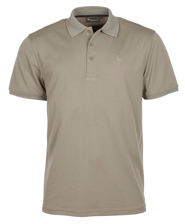 Pinewood® Ramsey Coolmax Polo Shirt M's — Mid Khaki