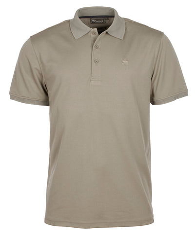 Pinewood® Ramsey Coolmax Polo Shirt M's — Mid Khaki