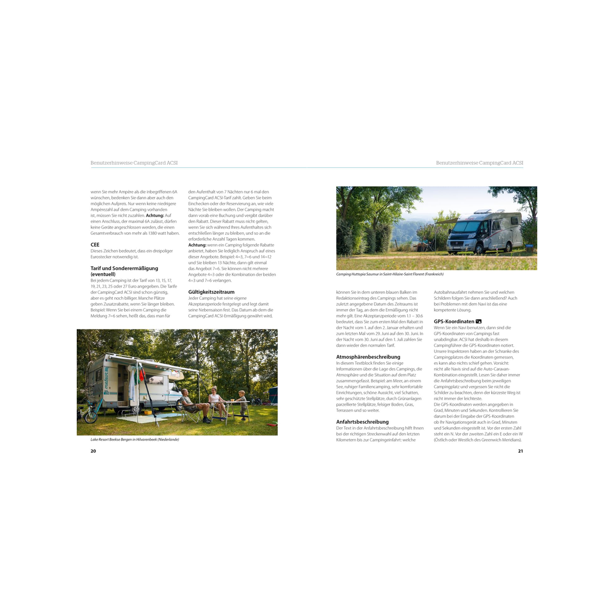 CampingCard ACSI & Stellplatzführer 2025