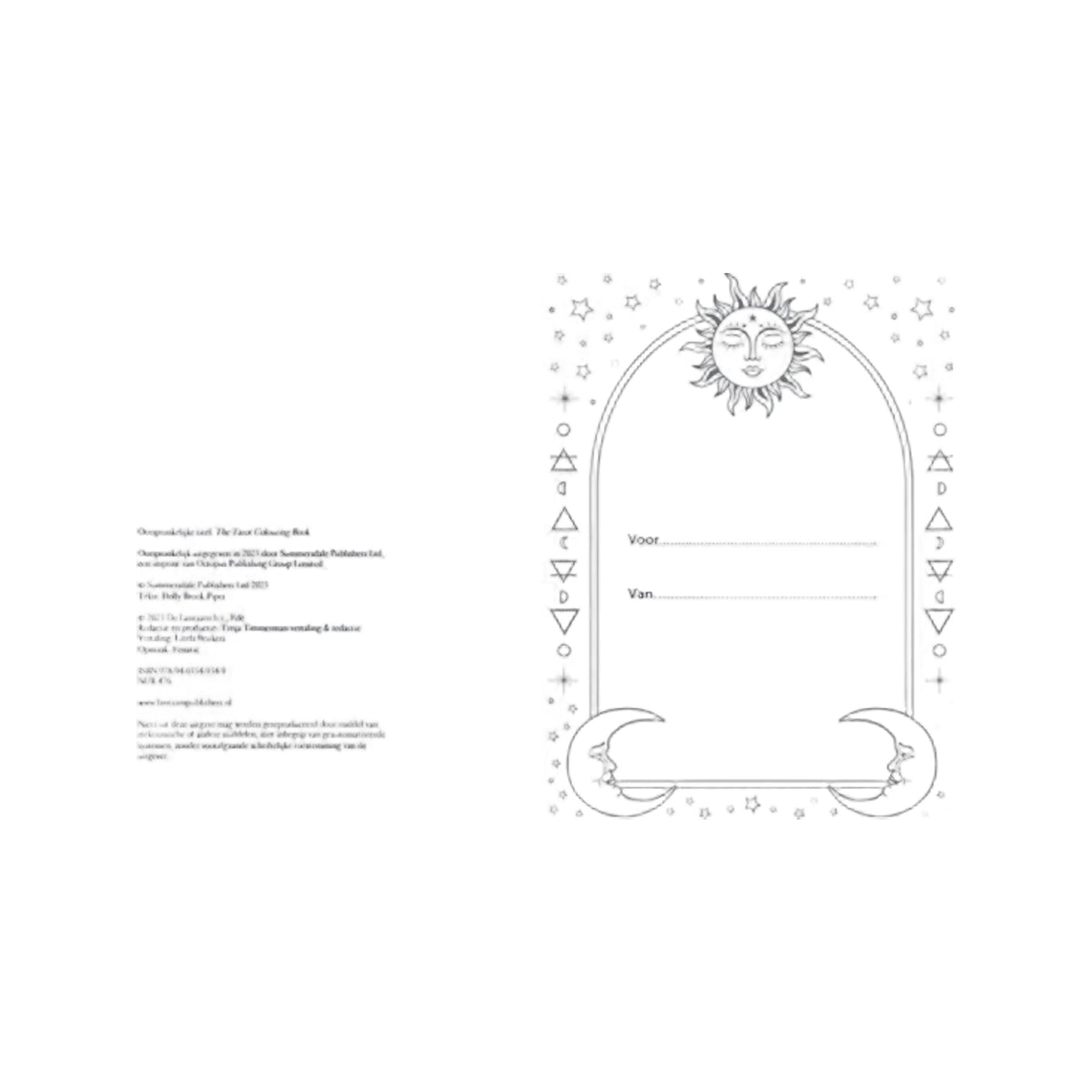 Tarot kleurboek