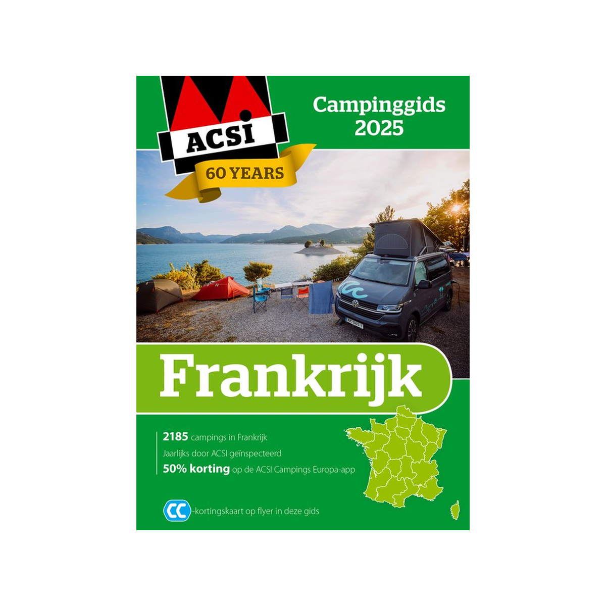 ACSI CAMPINGGIDS FRANKRIJK 2025