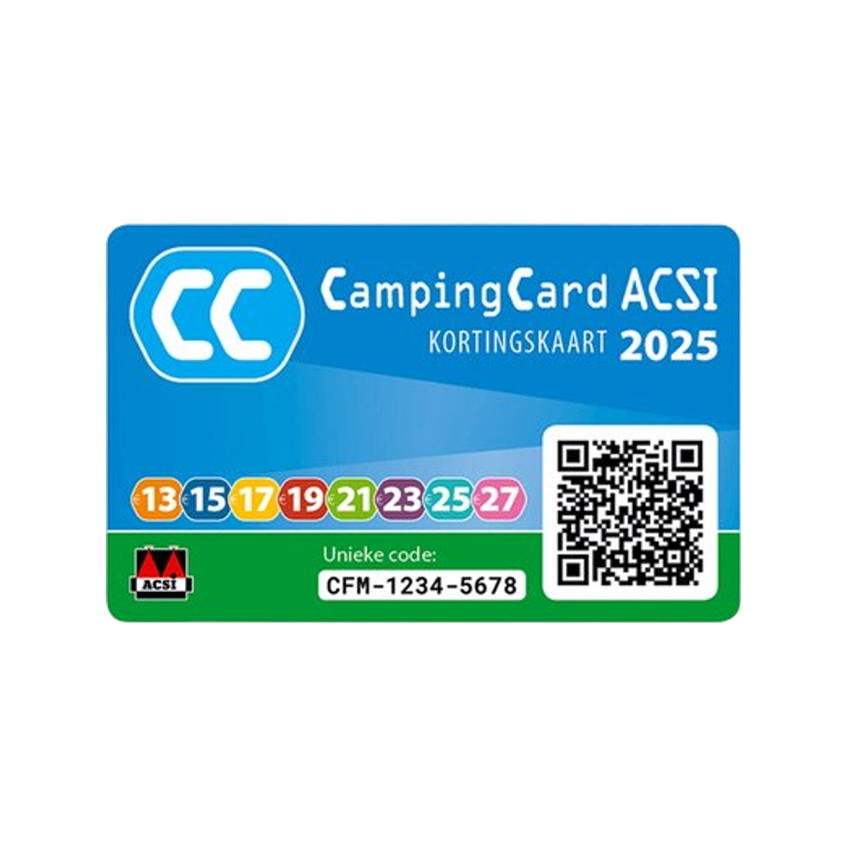 ACSI CAMPINGGIDS FRANKRIJK 2025