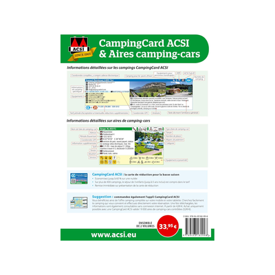 ACSI CampingCard & Aires camping-cars 2026