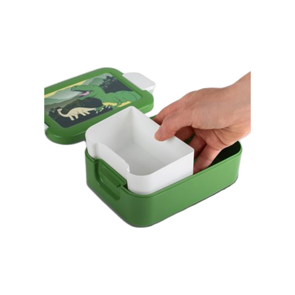 Sunware Sigma home Food to go broodtrommel klein Dino groen