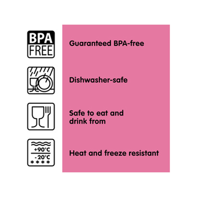 Sunware Sigma home Food to go drinkbeker Unicorn fuchsia