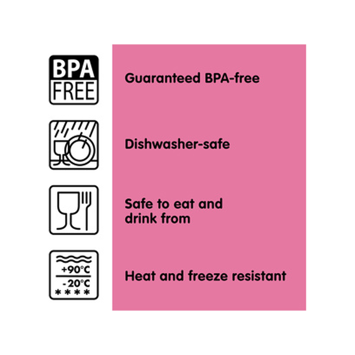 Sunware Sigma home Food to go drinkbeker Unicorn fuchsia