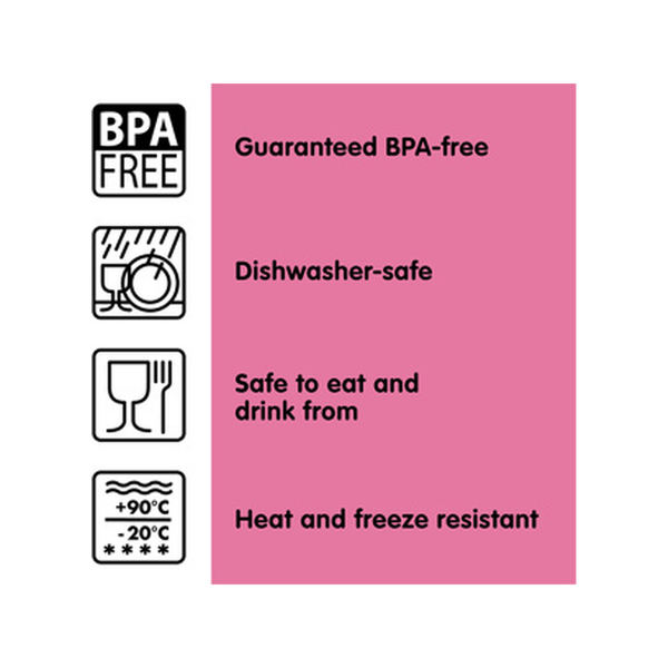 Sunware Sigma home Food to go drinkbeker Unicorn fuchsia