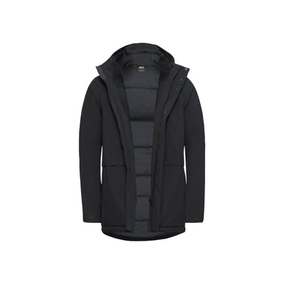 Jack Wolfskin Cold Camp Coat M — Black