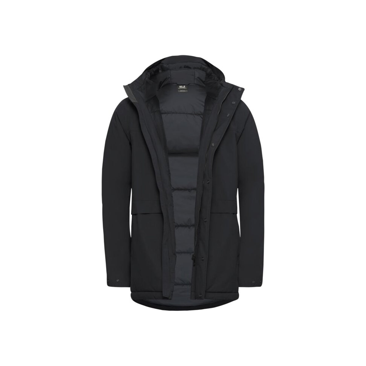 Jack Wolfskin Cold Camp Coat M — Black