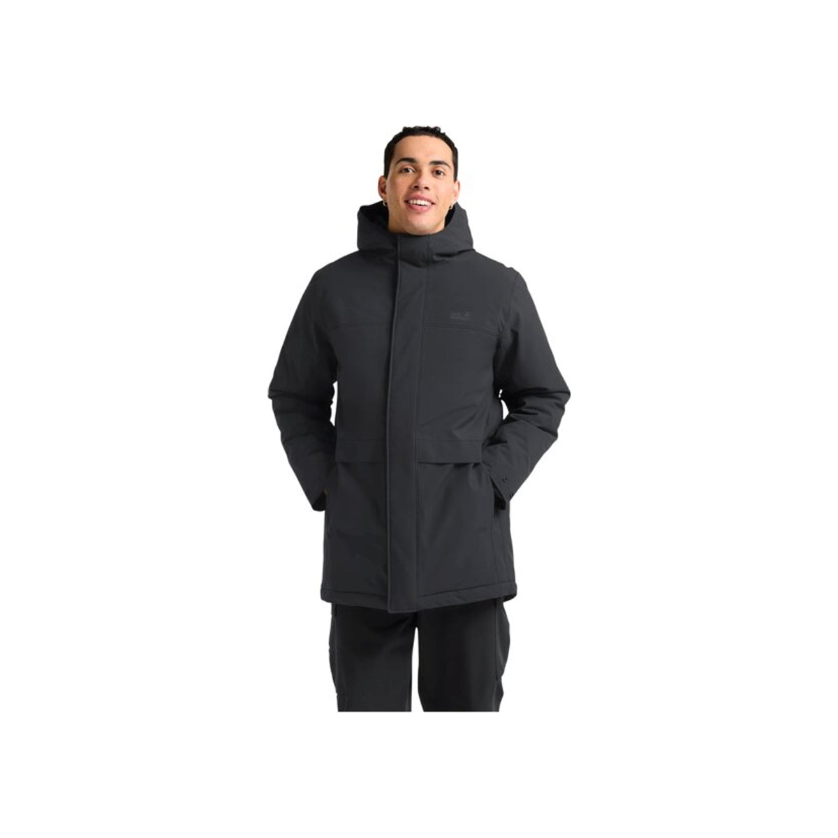 Jack Wolfskin Cold Camp Coat M — Black