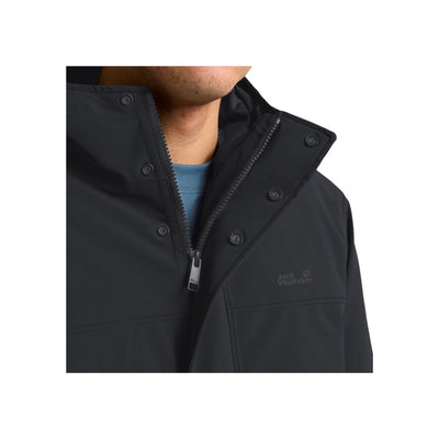 Jack Wolfskin Cold Camp Coat M — Black