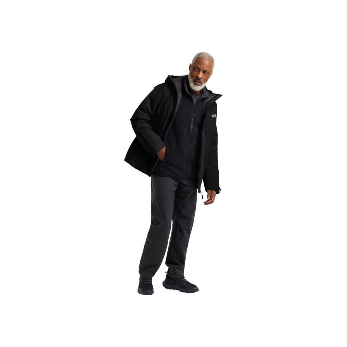 Jack Wolfskin Icecape 2L Down Ins Jkt M Rds — Black