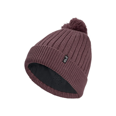 Jack Wolfskin Pom Pom Beanie — Sheer Plum