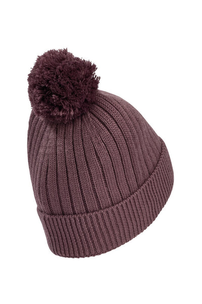 Jack Wolfskin Pom Pom Beanie — Sheer Plum