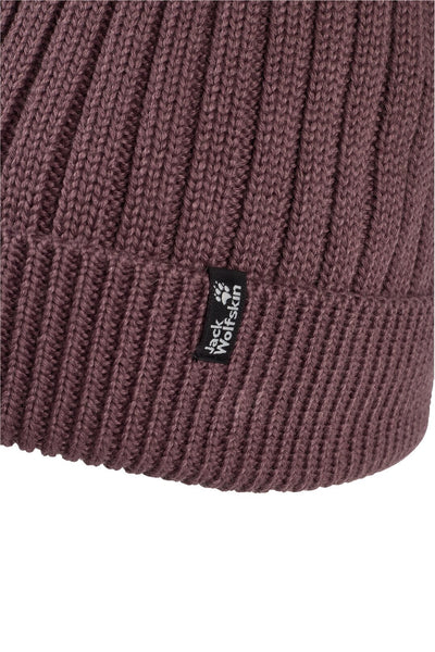 Jack Wolfskin Pom Pom Beanie — Sheer Plum