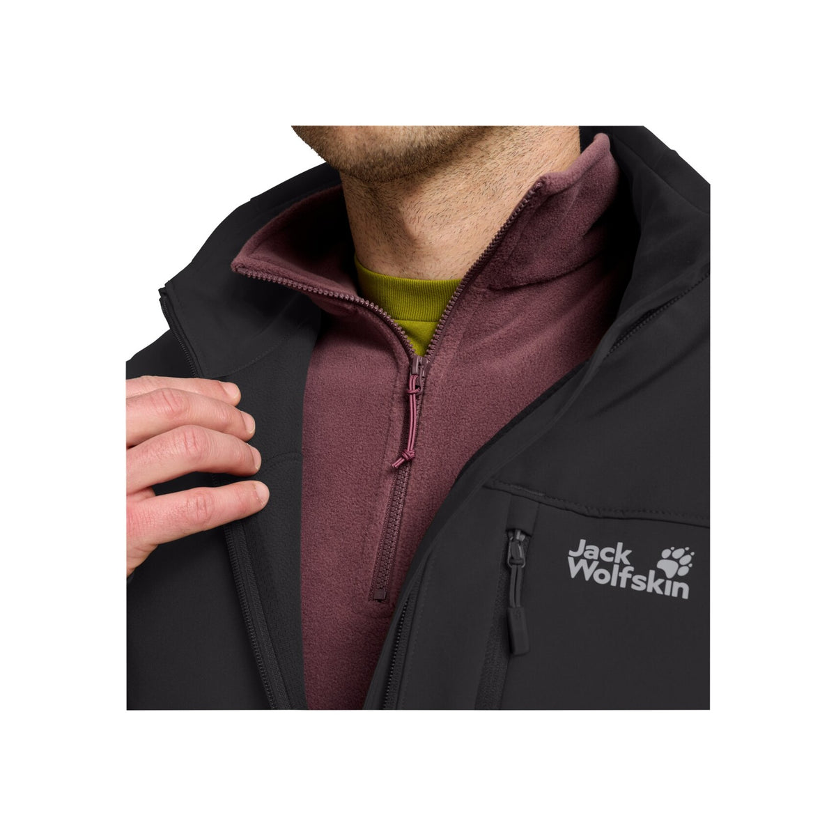 Jack Wolfskin Wild Winds Jkt M — Black