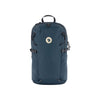 Fjällräven Ulvö Rolltop 23 rugzak in donkerblauw met logo en verstelbare riemen
