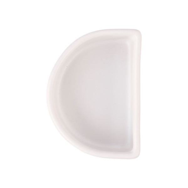 Bowls and Dishes Halfrond Borrelbakje 10x7cm Wit