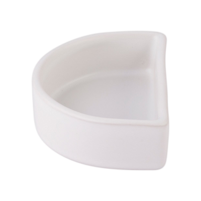 Bowls and Dishes Halfrond Borrelbakje 10x7cm Wit