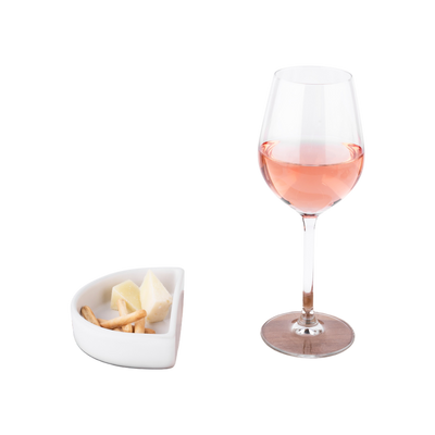 Bowls and Dishes Halfrond Borrelbakje 12x9cm Wit
