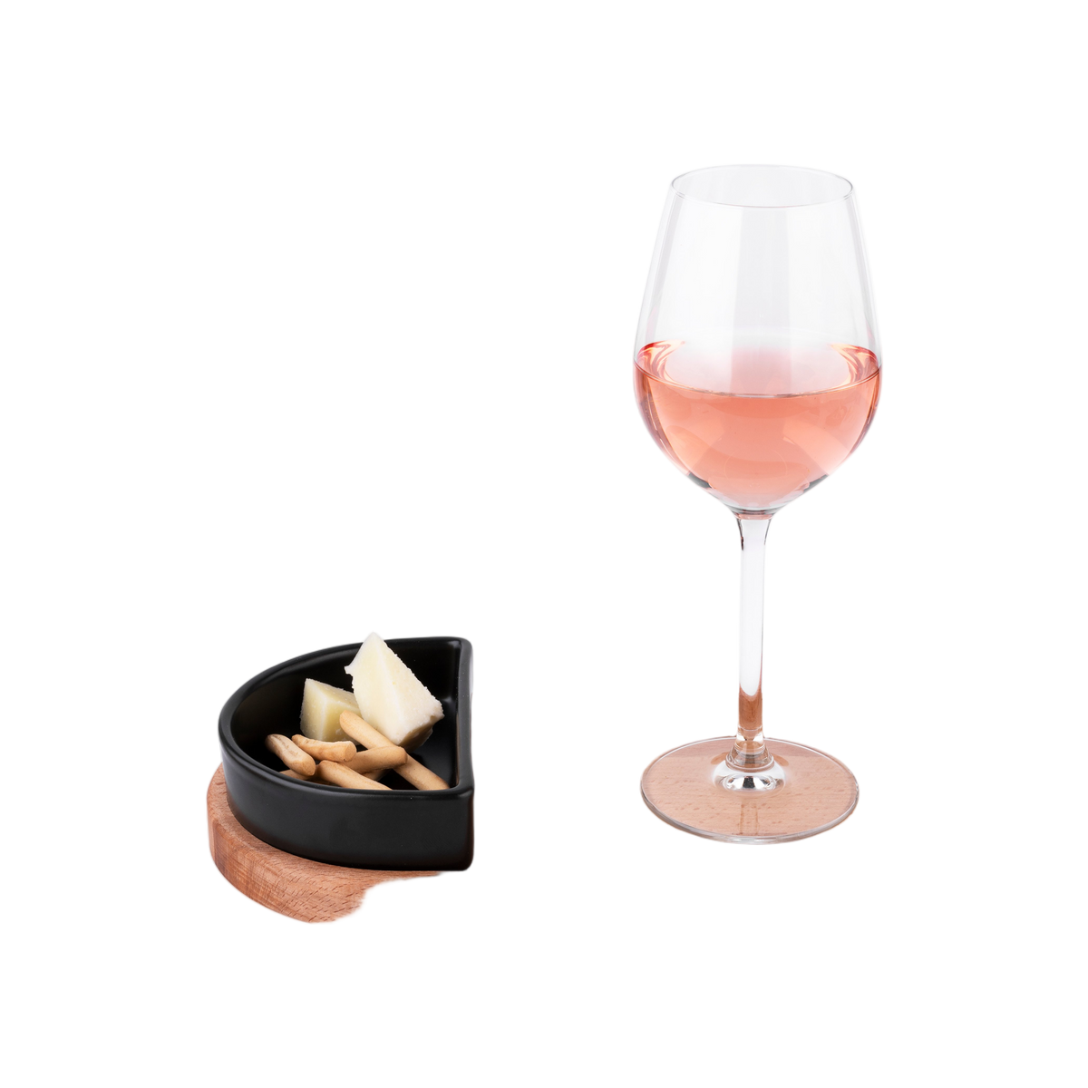 Bowls and Dishes Halfrond Borrelbakje 12x9cm Zwart