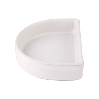 Bowls and Dishes Halfrond Borrelschaaltje 15x10cm Wit