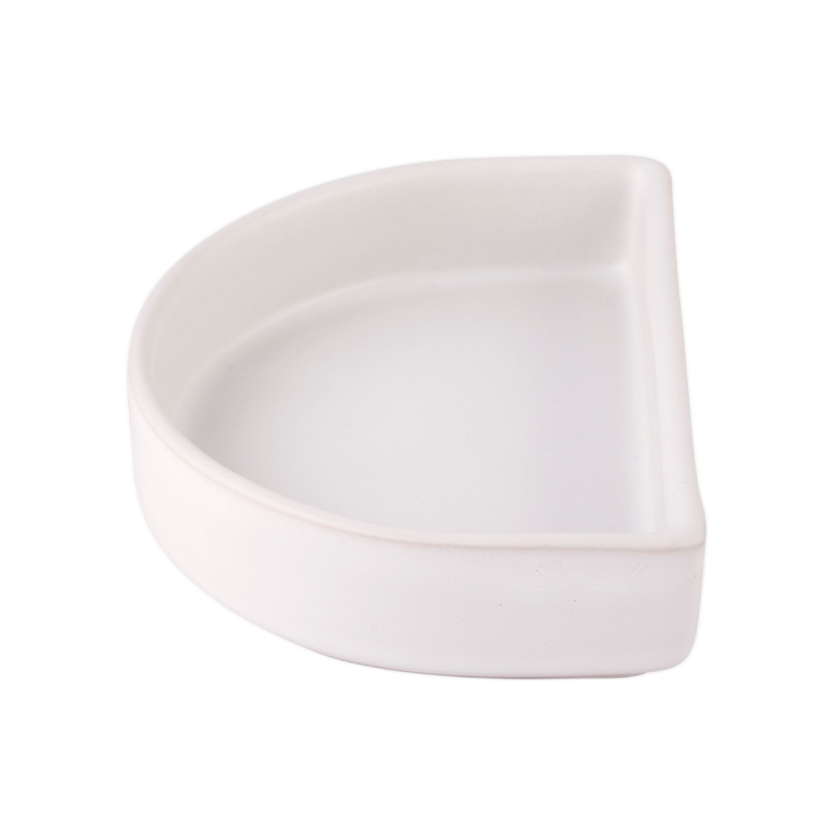 Bowls and Dishes Halfrond Borrelschaaltje 15x10cm Wit