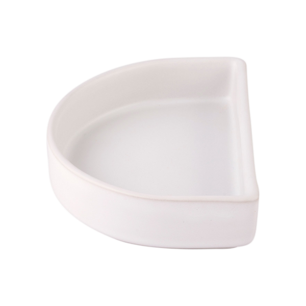 Bowls and Dishes Halfrond Borrelschaaltje 15x10cm Wit