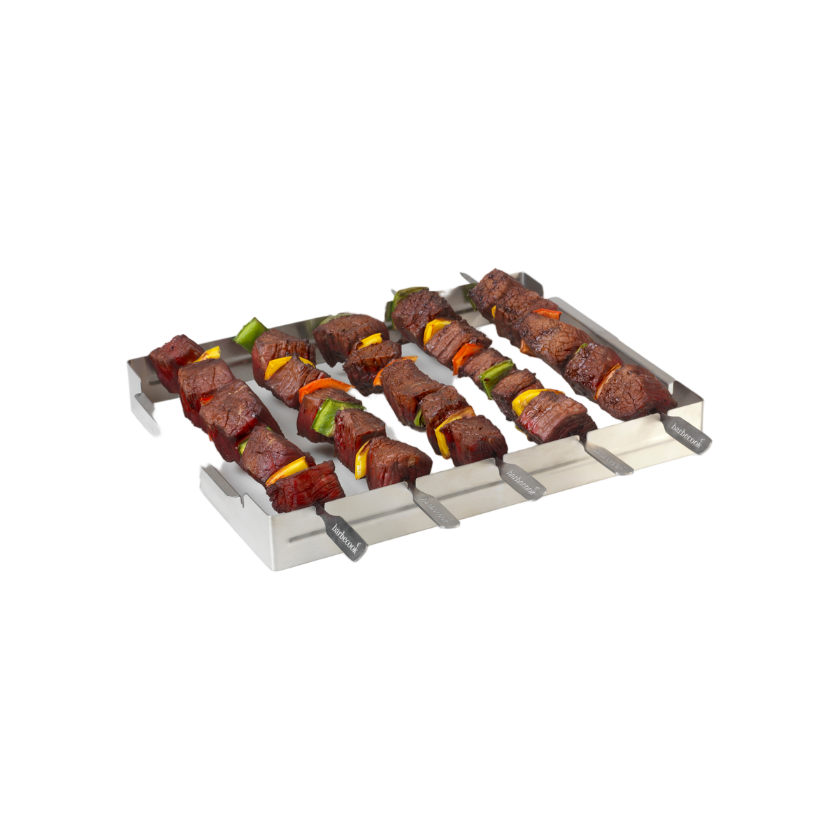 Barbecook brochettehouder uit rvs voor 5 stuks