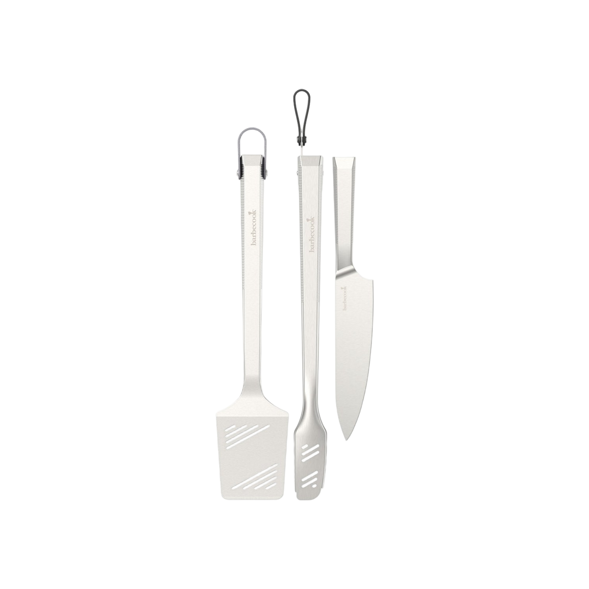 Barbecook Premium BBQ Gereedschapsset - RVS Spatel, Tang & Chefmes 45.7cm