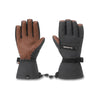 DAKINE ski- en snowboardhandschoenen in grijs met bruine handpalmen, waterdicht en geïsoleerd