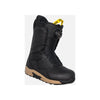 Zwarte snowboardschoenen met Boa draaisluiting en bruine zool - heren wintersporten laarzen